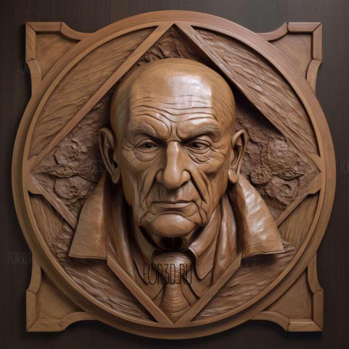 Professor X 1 3d stl модель для ЧПУ